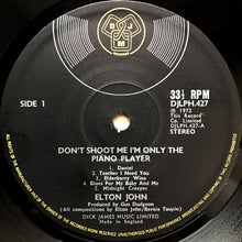 Load image into Gallery viewer, Elton John ‎– Don&#39;t Shoot Me I&#39;m Only The Piano Player