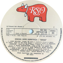 Load image into Gallery viewer, Various – Grease (The Original Soundtrack From The Motion Picture)