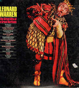 Leonard Warren ‎– The Great Hits Of A Great Baritone