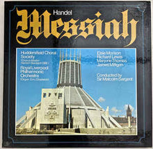 Load image into Gallery viewer, Handel* – Huddersfield Choral Society And Royal Liverpool Philharmonic Orchestra, Elsie Morison, Richard Lewis (3), Marjorie Thomas, James Milligan Conducted By Sir Malcolm Sargent – Messiah