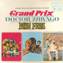 Load image into Gallery viewer, Various – Themes From The Great Motion Pictures Grand Prix / Doctor Zhivago / Born Free
