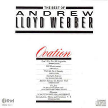 Load image into Gallery viewer, Andrew Lloyd Webber – Ovation - The Best Of Andrew Lloyd Webber