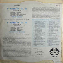 Load image into Gallery viewer, Mozart* - Erich Kleiber, Eduard van Beinum, London Philharmonic Orchestra* – Mozart: Symphony No. 40 / Symphony No. 35