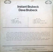 Load image into Gallery viewer, Dave Brubeck ‎– Instant Brubeck