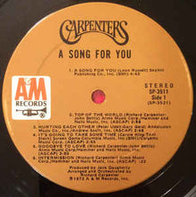 Load image into Gallery viewer, Carpenters – A Song For You
