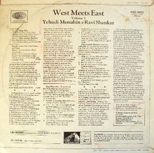 Load image into Gallery viewer, Yehudi Menuhin * Ravi Shankar – West Meets East Volume 2