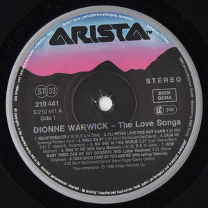 Dionne Warwick ‎– The Love Songs