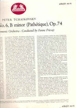 Load image into Gallery viewer, Peter Tchaikovsky* / Berlin Philharmonic Orchestra* Conducted By Ferenc Fricsay – Symphony No. 6 B Minor Op. 74 Pathétique