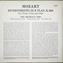 Load image into Gallery viewer, Mozart*, The Grumiaux Trio* – Divertimento In E Flat Major, K 563 For Violin, Viola And Cello