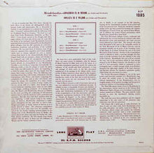 Load image into Gallery viewer, Yehudi Menuhin, Philharmonia Orchestra, Sir Adrian Boult, Mendelssohn*, Gerald Moore – Violin Concerto In D Minor And Violin Sonata In F