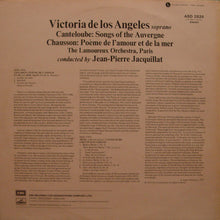 Load image into Gallery viewer, Canteloube*, Chausson* - Victoria De Los Angeles, The Lamoureux Orchestra (Paris)*, Jean-Pierre Jacquillat ‎– Songs Of The Auvergne / Poème De L&#39;Amour Et De La Mer ‎