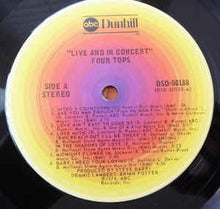 Load image into Gallery viewer, Four Tops – Live & In Concert