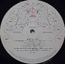 Load image into Gallery viewer, Beethoven* / André Cluytens, The Berlin Philharmonic Orchestra* – Symphony No. 4 In B Flat