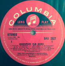 Load image into Gallery viewer, Walton*, Philharmonia Orchestra Conducted By Sir William Walton – Shakespeare Film Scores For Henry V • Hamlet • Richard III