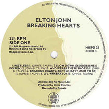 Load image into Gallery viewer, Elton John – Breaking Hearts