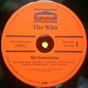 The Who ‎– My Generation