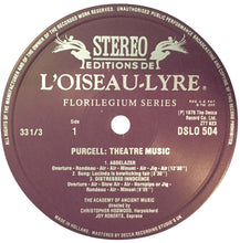 Load image into Gallery viewer, Purcell* - The Academy Of Ancient Music – Theatre Music Vol I (Abdelazer • Distressed Innocence • The Married Beau • The Gordian Knot Untied)