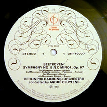 Load image into Gallery viewer, Beethoven*, André Cluytens Conducts The Berlin Philharmonic Orchestra* – Symphony No. 5 In C Minor, Symphony No. 8 In F