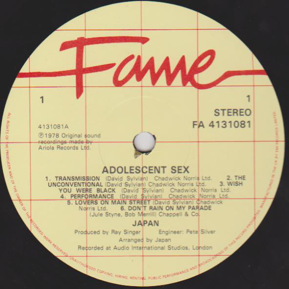 Japan ‎ Adolescent Sex