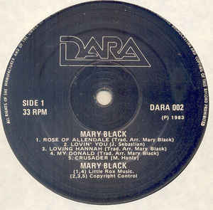 Mary Black ‎– Mary Black