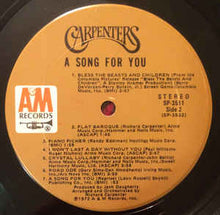 Load image into Gallery viewer, Carpenters – A Song For You