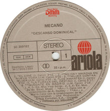 Load image into Gallery viewer, Mecano – Descanso Dominical