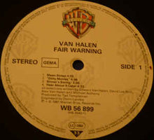 Load image into Gallery viewer, Van Halen – Fair Warning