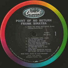 Load image into Gallery viewer, Frank Sinatra – Point Of No Return