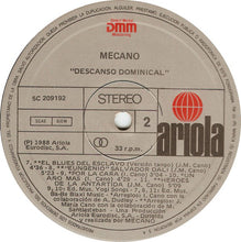 Load image into Gallery viewer, Mecano – Descanso Dominical