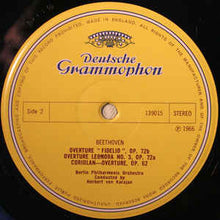 Load image into Gallery viewer, Beethoven* – Berliner Philharmoniker · Herbert von Karajan – Symphonie Nr. 8 / Ouvertüren: »Fidelio« · »Leonore III« · »Coriolan«