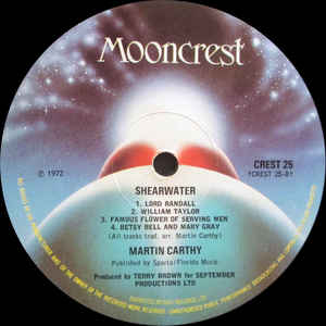 Martin Carthy ‎– Shearwater