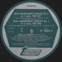 Load image into Gallery viewer, Bach*, S. Lautenbacher*, H. Schneidewind*, M. Galling*, Württemberg Chamber Orchestra*, Jörg Faerber – Brandenburg Concerti № 1, In F / № 2, In F / № 3, In G