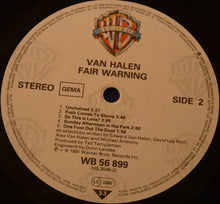 Load image into Gallery viewer, Van Halen – Fair Warning