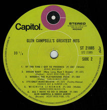 Load image into Gallery viewer, Glen Campbell – Glen Campbell's Greatest Hits