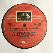 Load image into Gallery viewer, Jean Sibelius, Sir John Barbirolli Conducting Hallé Orchestra – Sibelius Symphony No. 1 In E Minor, Op. 39, Pelleas And Melisande, Op. 46 (Excerpts)