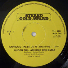 Load image into Gallery viewer, Tchaikovsky* - The London Philharmonic* With Band Of The Coldstream Guards*, Vernon Handley – 1812 Overture / Capriccio Italien, Opus No. 45