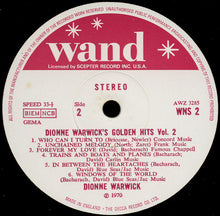 Load image into Gallery viewer, Dionne Warwick – Dionne Warwick's Golden Hits Volume 2