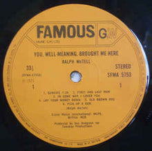 Load image into Gallery viewer, Ralph McTell – You Well-Meaning Brought Me Here