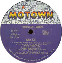 Load image into Gallery viewer, Four Tops – Yesterday's Dreams