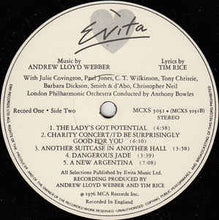 Load image into Gallery viewer, Andrew Lloyd Webber And Tim Rice – Evita