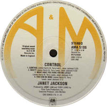 Load image into Gallery viewer, Janet Jackson ‎– Control