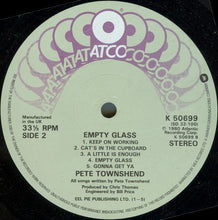 Load image into Gallery viewer, Pete Townshend ‎– Empty Glass