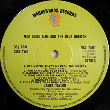 Load image into Gallery viewer, James Taylor  – Mud Slide Slim And The Blue Horizon