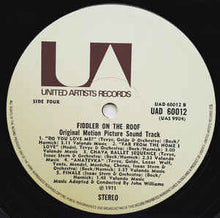 Load image into Gallery viewer, John Williams (4) – Fiddler On The Roof (Original Motion Picture Soundtrack Recording)