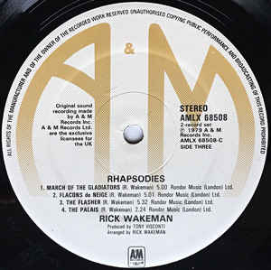 Rick Wakeman ‎– Rhapsodies