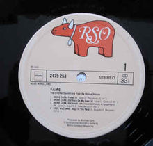 Load image into Gallery viewer, Various – Fame (The Original Soundtrack From The Motion Picture)