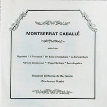 Load image into Gallery viewer, Montserrat Caballé • Orquesta Sinfonica de Barcelona* / Gianfranco Masini ‎– Montserrat Caballé - Recital
