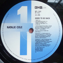 Load image into Gallery viewer, Natalie Cole – Good To Be Back