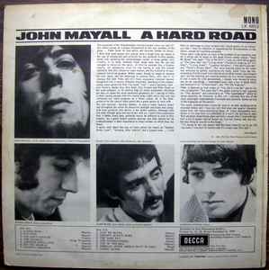 John Mayall And The Bluesbreakers* - A Hard Road (LP, Album, Mono, RP)