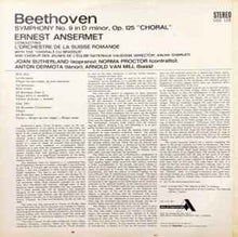 Load image into Gallery viewer, Beethoven*, Ernest Ansermet Conducting L'Orchestre De La Suisse Romande – Symphony No.9 "The Choral"